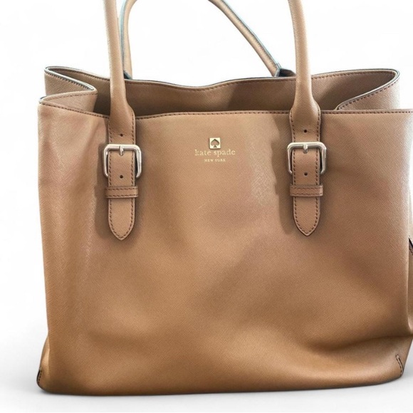 kate spade Handbags - Kate Spade Brown Leather Tote
